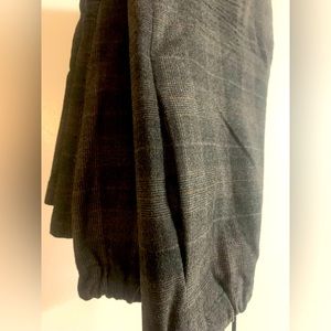 The Group Babaton- Aritzia Tie-Waist Plaid Oversized Slacks